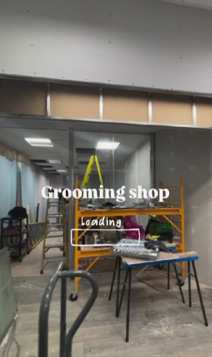 And so it begins…the start of something magical ✨🐩🎨 Out with the old, in with the new!! #groomingshop #smallbusiness #newstore #groomingtoronto
